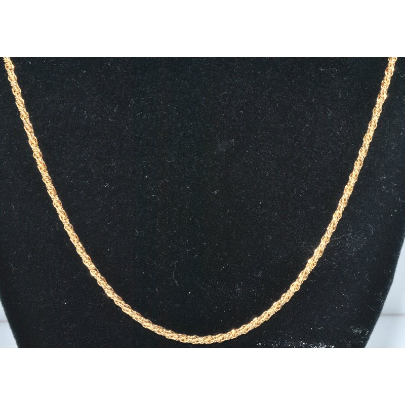 Windy City Signature 14kYG Twisted Tinsel Chain W110774
