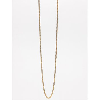 14k yellow gold rd wheat w/drawstring W123316